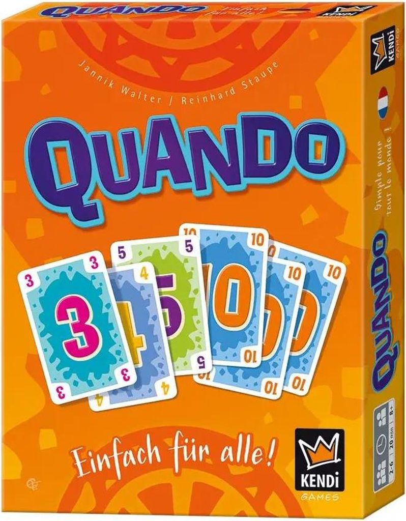 Schnelles Kartenspiel QUANDO für 2 Spieler, mit Produktbild 