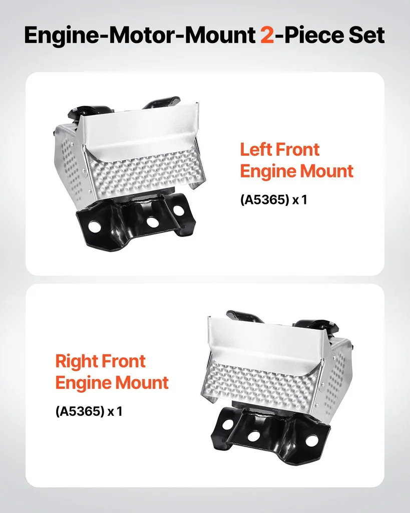 Support Moteur Robuste pour V8 5.3L (2007-2013) - Kit Gauche/Droite