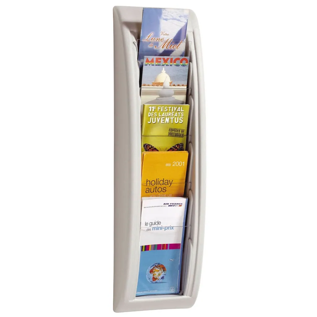 Porte-document mural gris format 1/3 A4 Paperflow 4062.02 résistant - 2