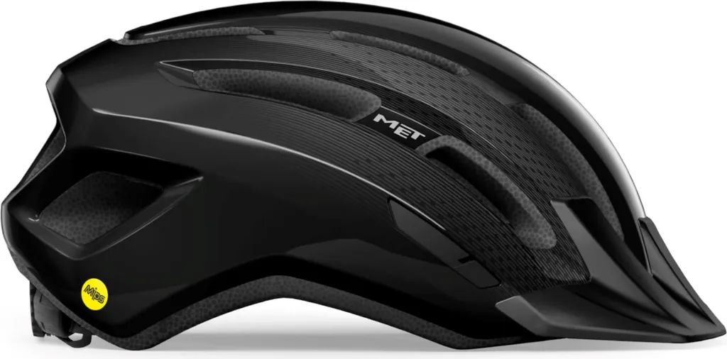 Casque vélo MET Downtown MIPS Noir - Système MIPS et Confort Optimal - 3