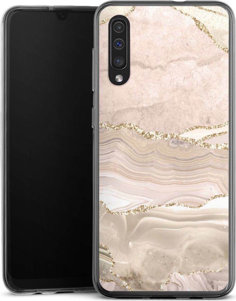 DeinDesign Handyhülle für Samsung Galaxy A50 Silikon Hülle Case Smartphone Schutzhülle Glitzer Look Marmor Utart