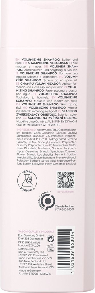 Kerasilk Essentials Volumizing Shampoo Shampoo für Produktbild 3