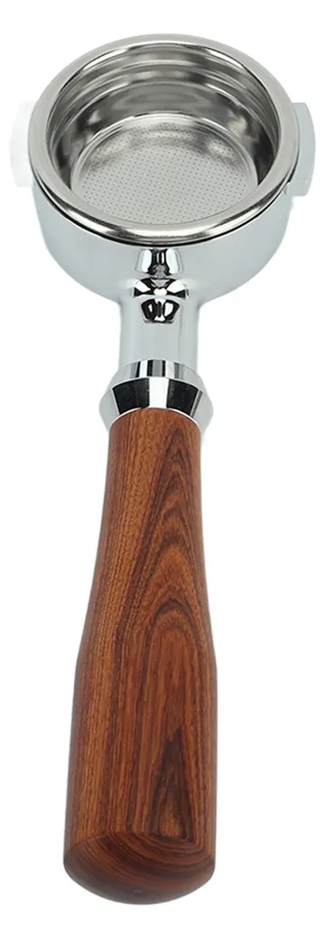 Porte-filtre café 58 mm nu en bois Red Acid Branch pour groupe E61