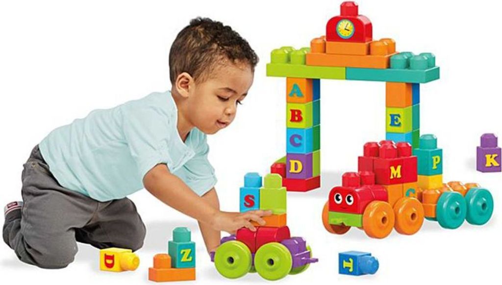Mega Bloks ABC Lernzug Produktbild 