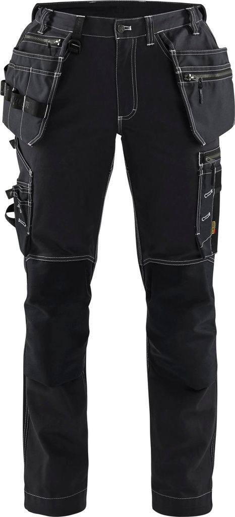 Blakläder Damen Handwerker Arbeitshose mit Stretch 7130, Farbe:Schwarz, Größe:C48