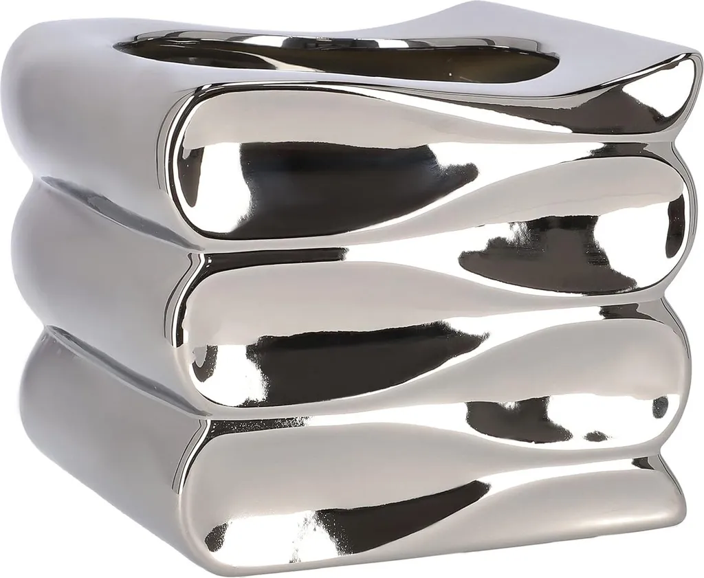 Pot de fleurs céramique argent 15cm : la solution pour un intérieur chic