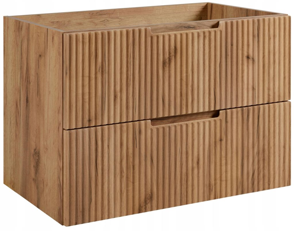 RODAN | Koupelnová Skříňka 80 cm Hnědá - MDF - Skříňka do Obrázek produktu 