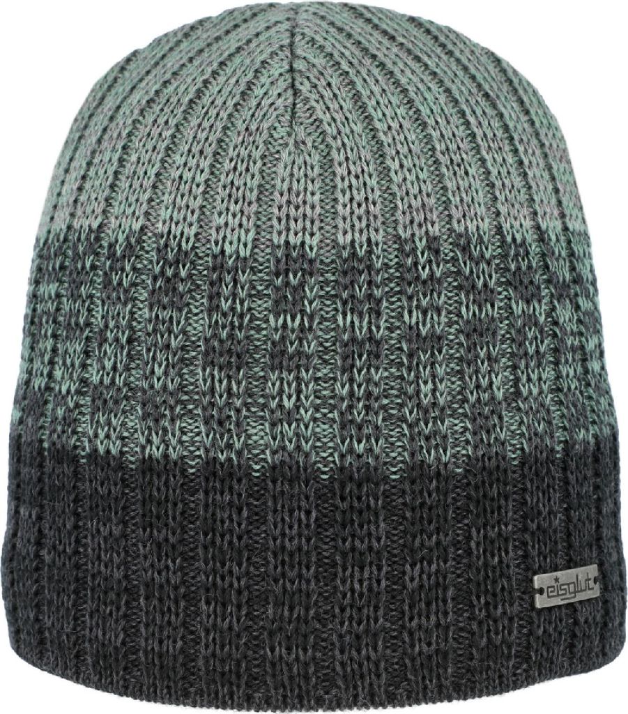Eisglut Strickmütze Griffina XL aus Wolle mit Fleece-Innenband, grau, Gr. Einheitsgröße