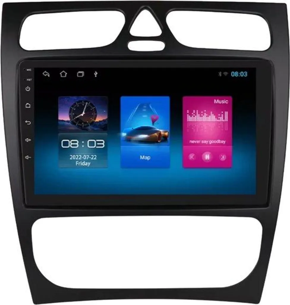 Système de Navigation GPS et Multimédia pour Mercedes Classe C et CLK