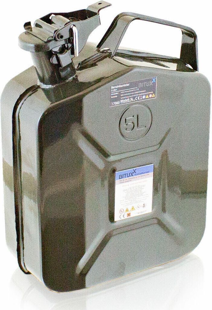 Bituxx Kraftstoffkanister Metall 5 Liter Olive MS-17060 Produktbild 