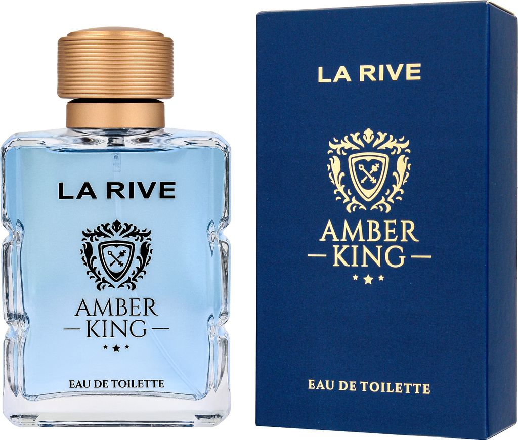LA RIVE Amber King for Men EDT 3.3 oz - New in Box Produktbild 