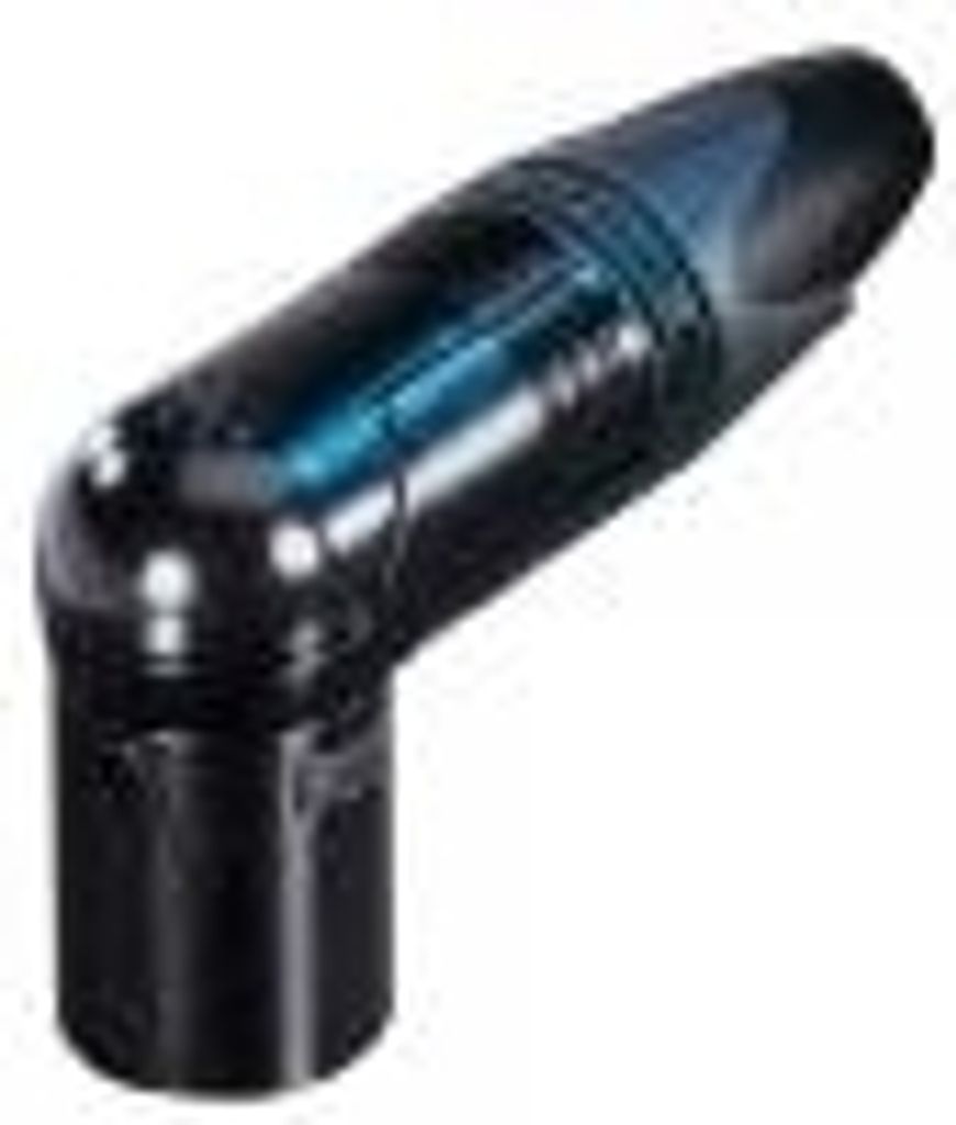 NEUTRIK XLR-Steckverbinder Stecker, gewinkelt Polzahl: 7 Schwarz NC7MRX-B 1 St. (NC7MRX-B)