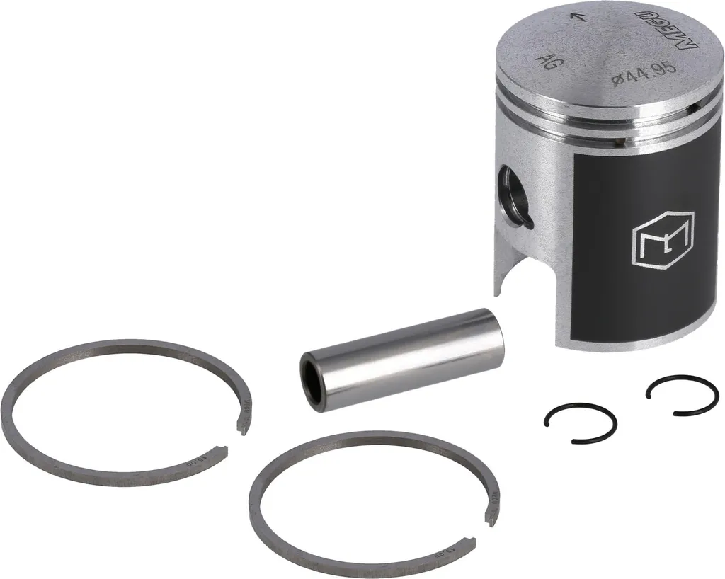 Offerta Pistone Simson S50 Schwalbe 44.95mm - 2 Anelli Ghisa Grigia