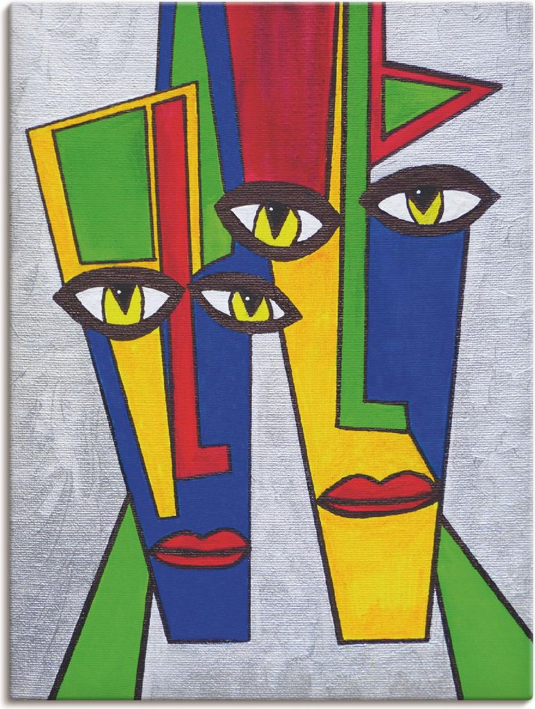 ARTland Leinwandbild Portrait Größe: 60x80 cm
