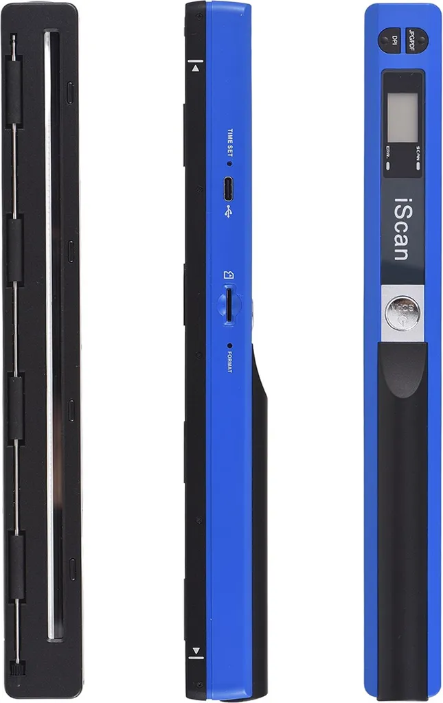 Scanner portable A4 haute résolution 900 DPI iScan Mini bleu azur - 4
