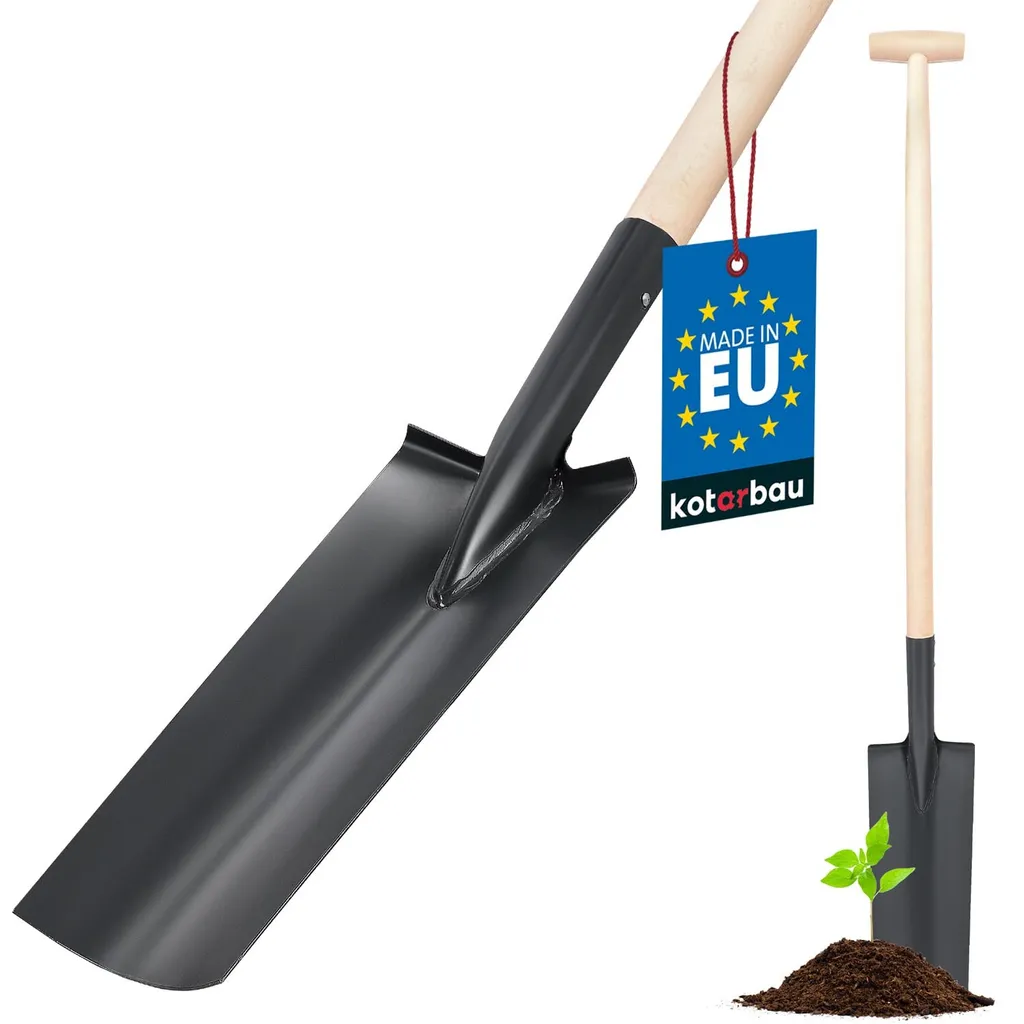 KOTARBAU® Vanga Acciaio 38x14cm | Drenaggio e Trapianto Professionale