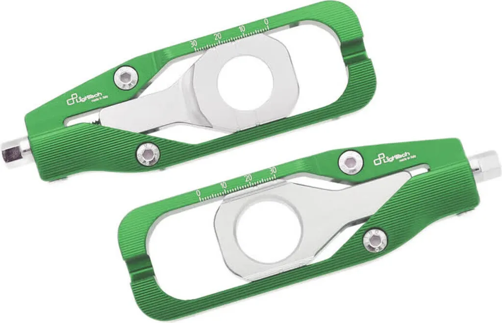 Régleur de chaîne vert Lightech ZX636 avec réglage micrométrique pro