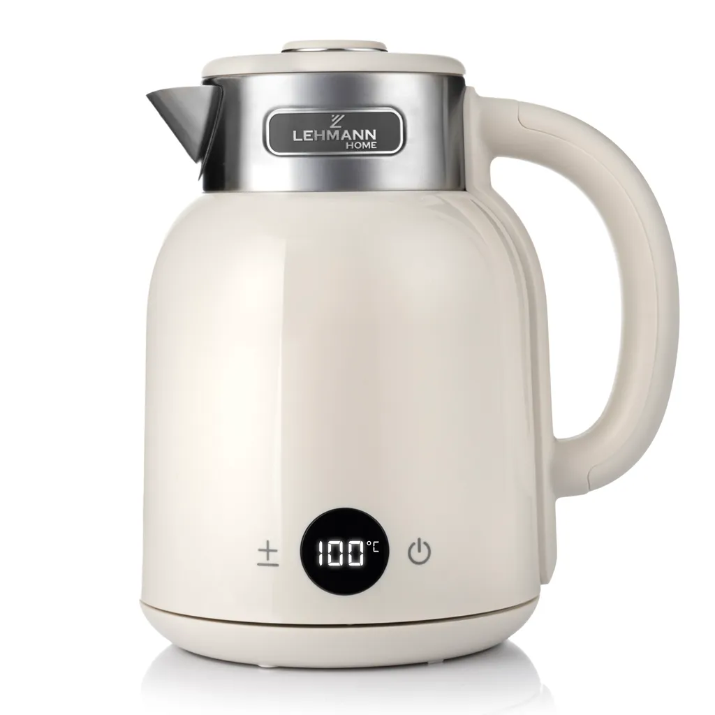 Bouilloire Électrique Sans Fil 1,5L Lehmann Torino Design Inox 2200W
