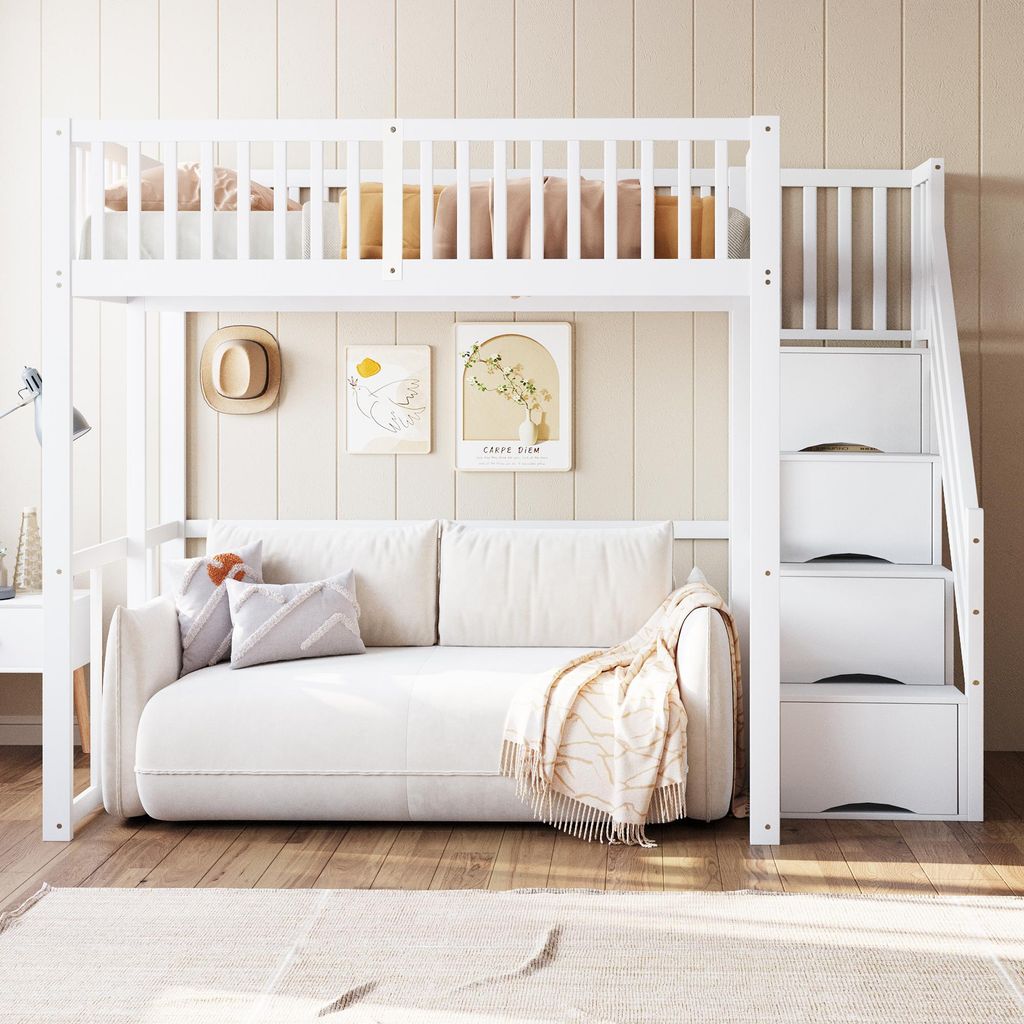 okwish Letto a castello 140 × 200 cm, letto per ragazzi, Immagine del prodotto 