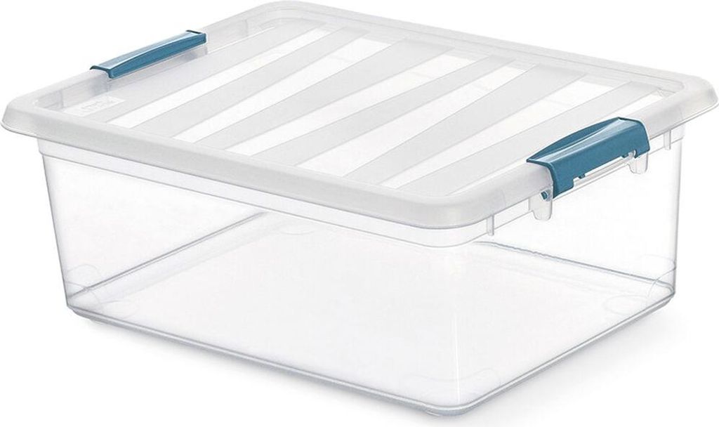Mehrwegbox Domopak Living Katla 39 x 29 x 15,5 cm Transparentes Polypropylen 12 L