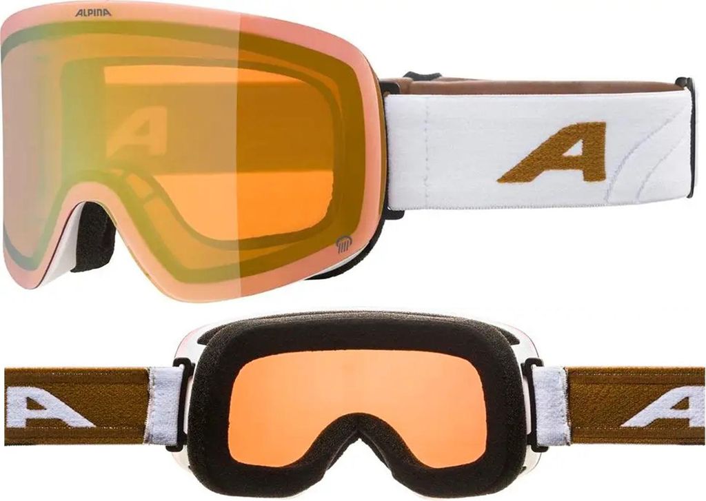 Alpina Penken Q Snowboardbrille Skibrille Quattroflex White Produktbild 