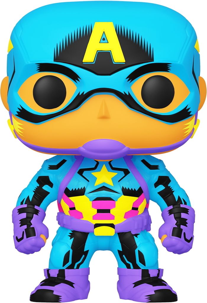 Funko POP Marvel 648 Captain America blacklight Special Zdjęcie produktu 