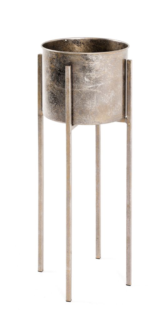 Blumensäule Blumenständer Blumentopf Dona 1 bronze