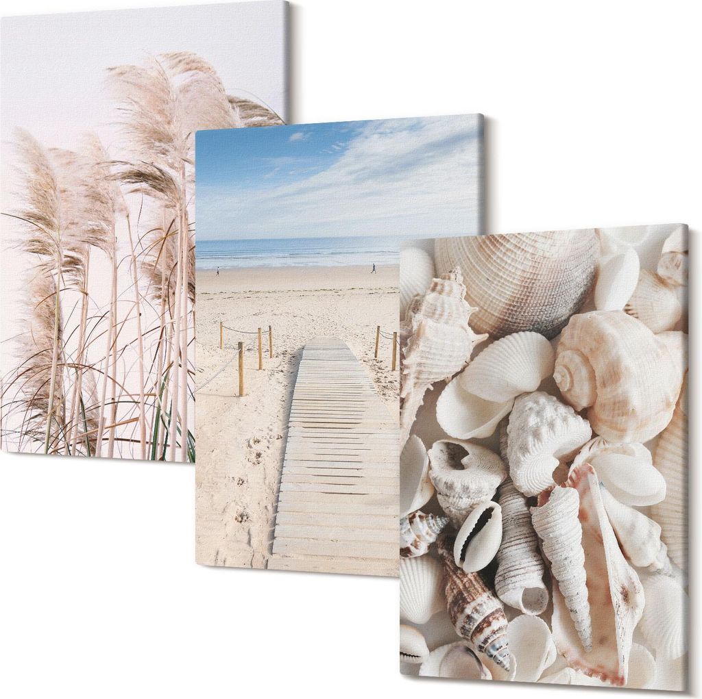 Wandbild – Leinwandbild – Leinwandbilder – Polycanvas – Kunstdruck – Modern – Panorama – Mehrteilig – 3-Teilig Set – Hochwertig ...