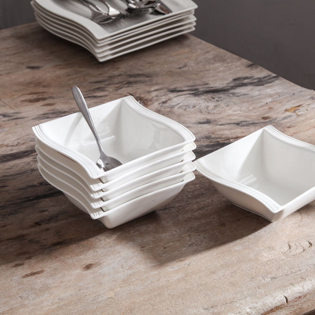 MALACASA, Serie Flora, 6 tlg. Porzellan Schüsseln Set Produktbild 6