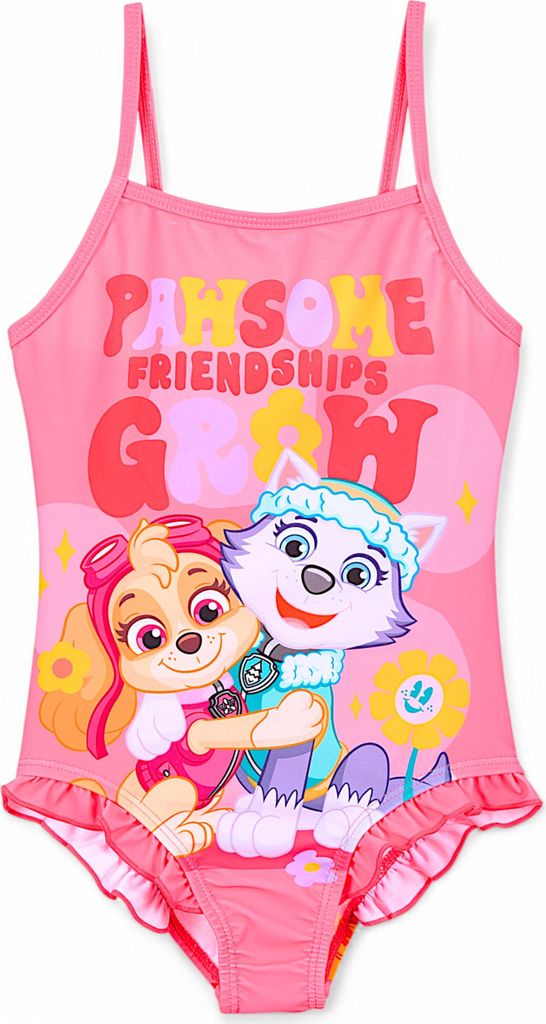 Badeanzug PAW Patrol Skye & Everest Pink 104 cm