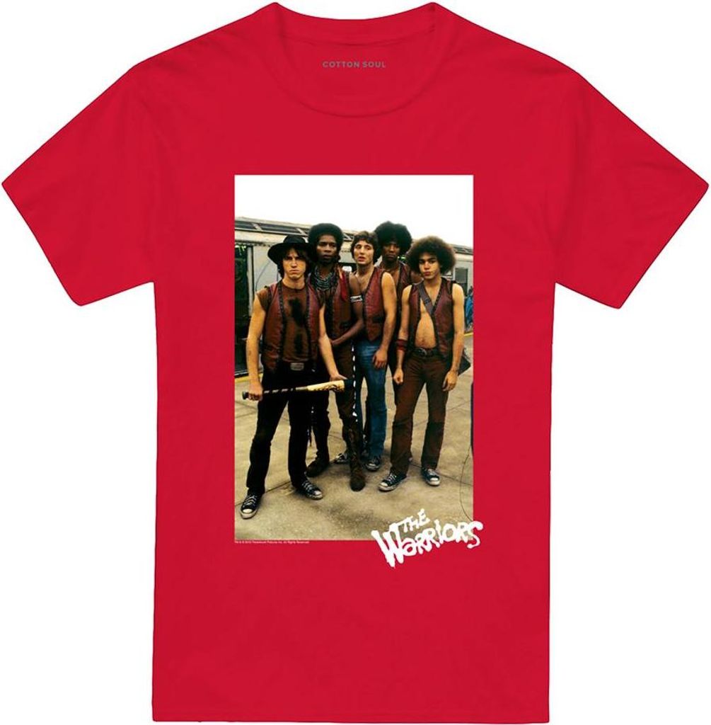 The Warriors - "Old Film" T-Shirt für Herren/Damen Uni TV29153 (XL) (Rot)