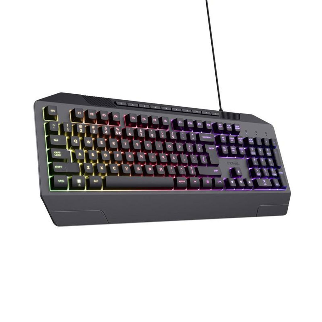 Trust Gaming GXT 836 Evocx RGB Gaming Keyboard USB, nero Immagine del prodotto 