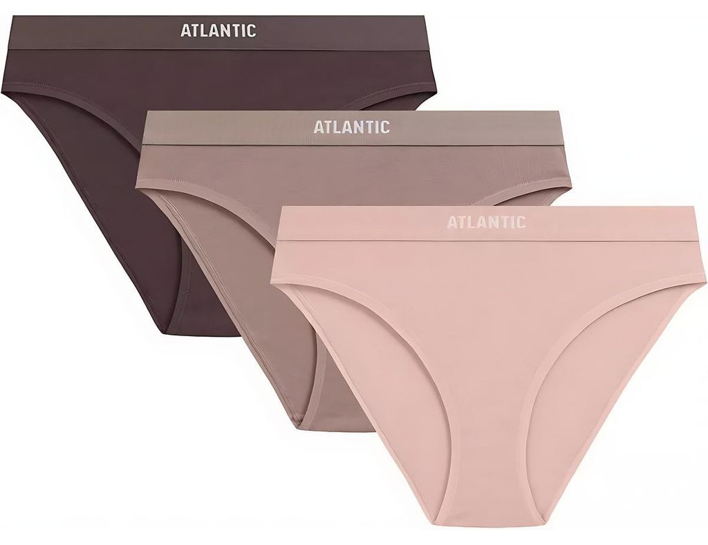 Damskie majtki, zestaw 3 sztuk, model Atlantic Sport, kolor Zdjęcie produktu 