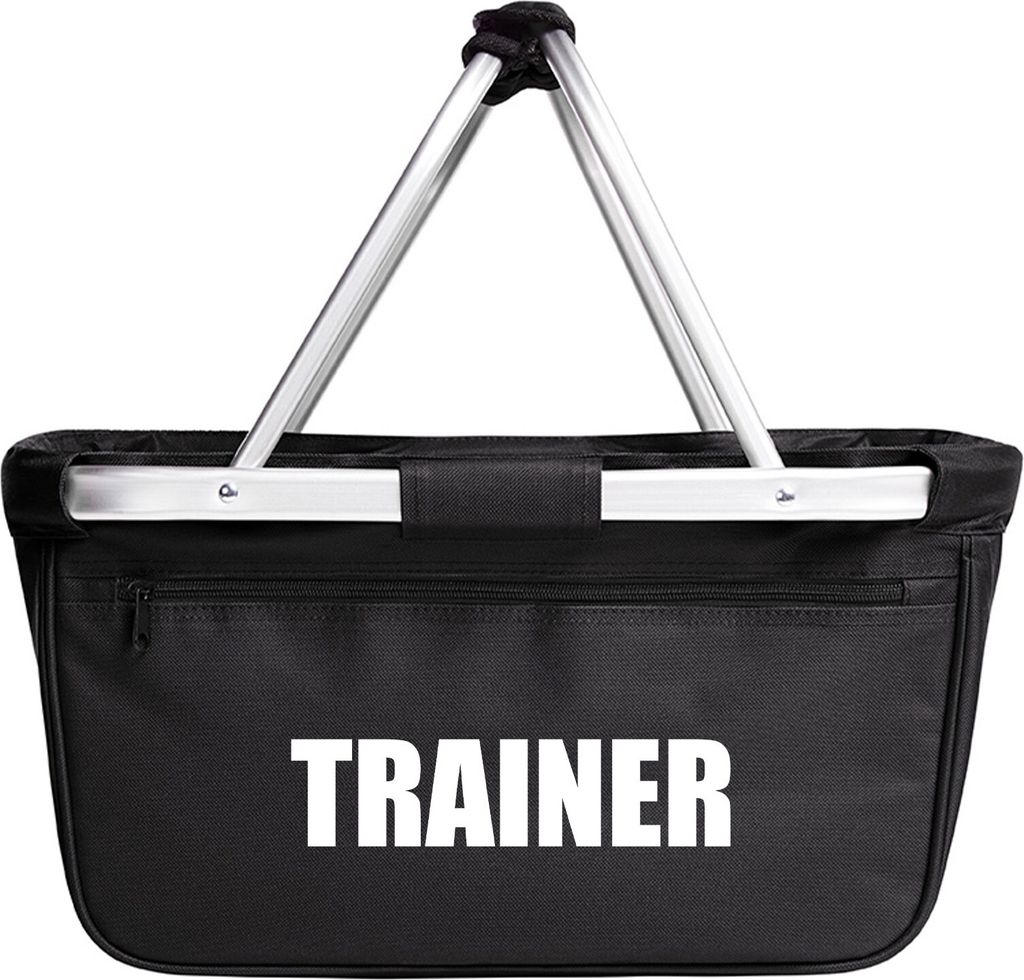 Huuraa Einkaufskorb Trainer Training 20 Liter Black faltbarer Tragekorb Geschenkidee