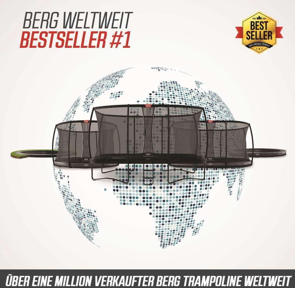 BERG Trampolin Oval Grand Champion Regular 520 Grey / grau Produktbild 12