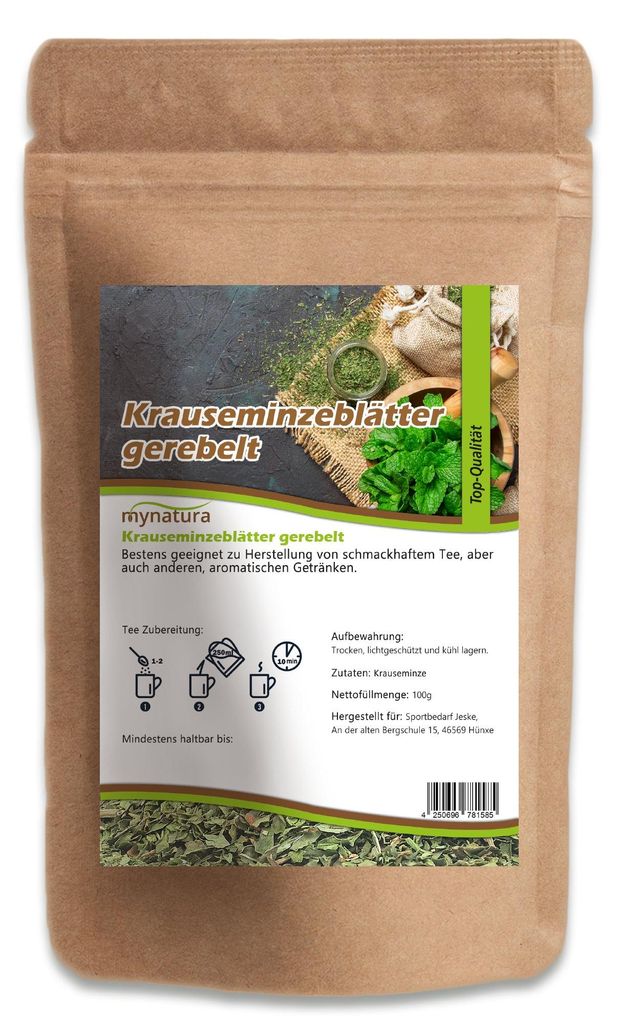 Mynatura Krauseminzblätter gerebelt (ab 100g) - 250g