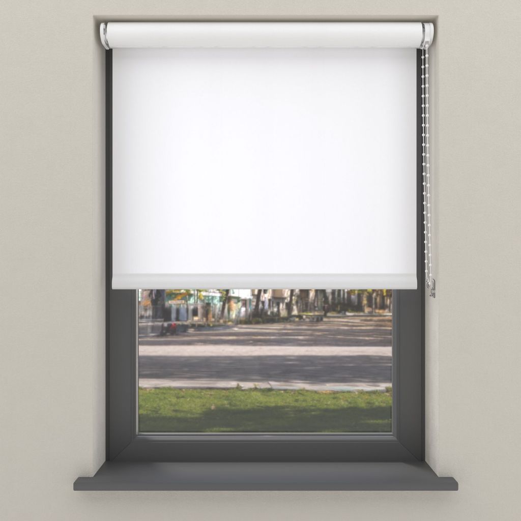Cocoon Home Rollo ohne Bohren 40x190 - Lichtdurchlässig - Weiß