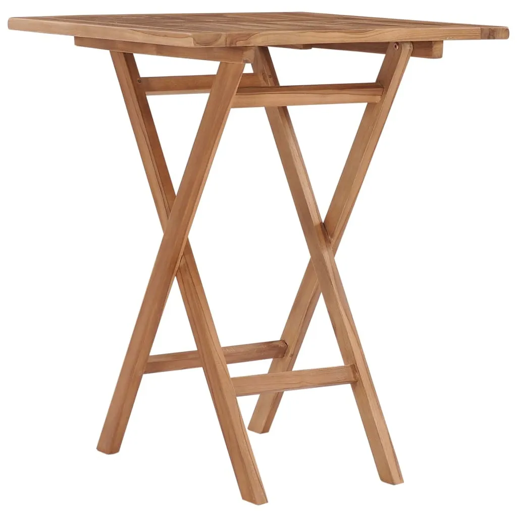 Tavolo Giardino Pieghevole 60x60 Maison Exclusive in Teak Massello