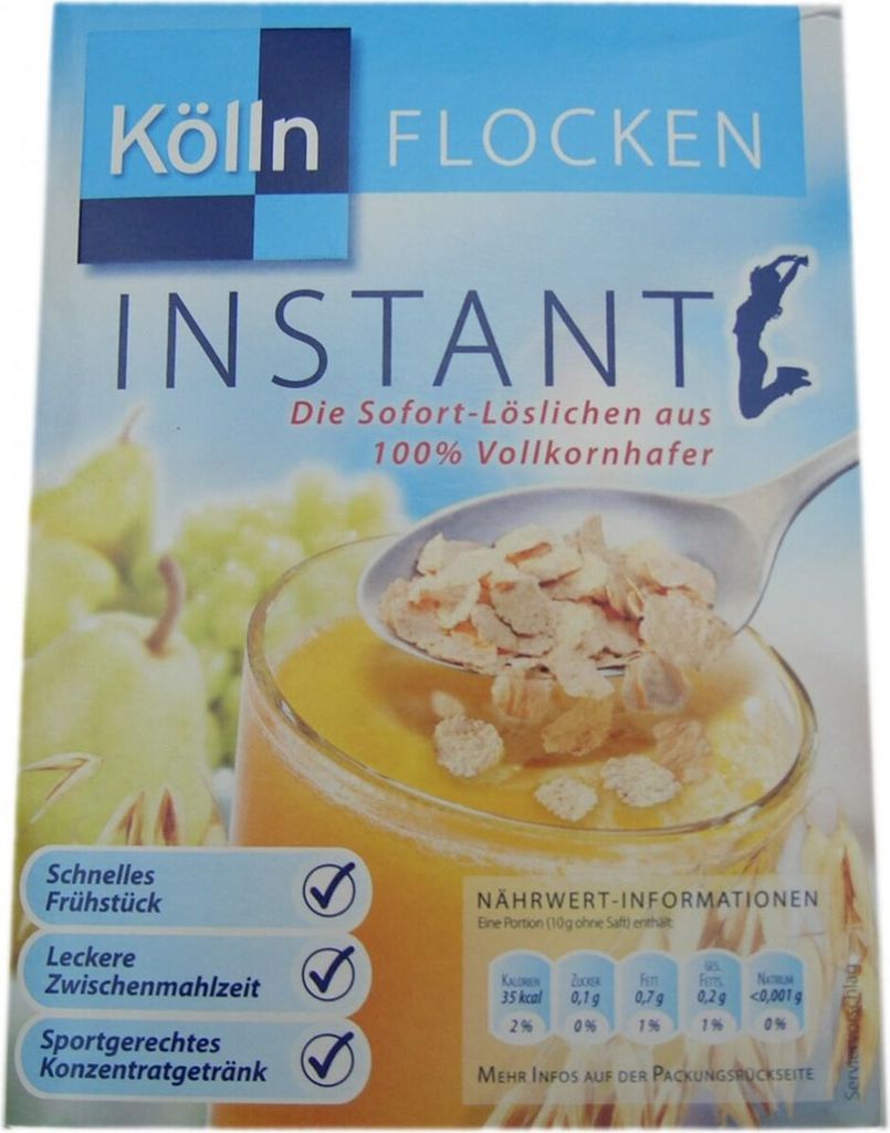 Kölln Instant Instantné ovsené vločky 100 % celozrnné 250 g Obrázok produktu 