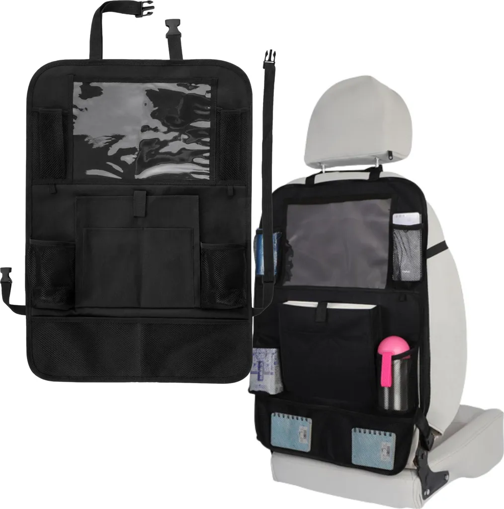 Organizer Auto Wobell 44x63 cm: Proteggi Sedili e Porta Tablet Touch