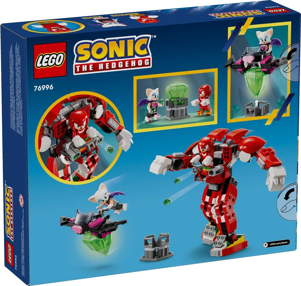 Protection de la Master Emerald avec le Robot LEGO Sonic 76996 Knuckles - 11