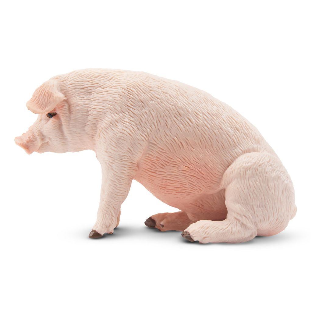 Toymany ML00341 Schwein sitzend 8 cm Bauernhof