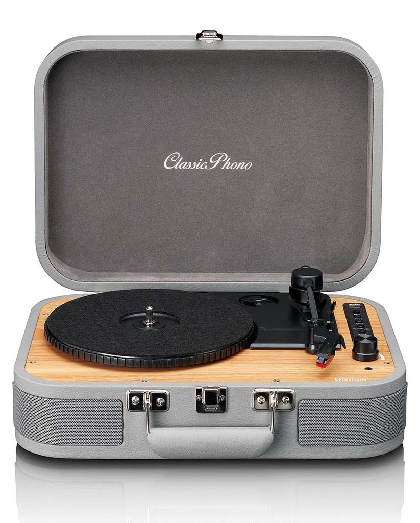 Classic Phono TT-116GY - Retro Plattenspieler mit Produktbild 
