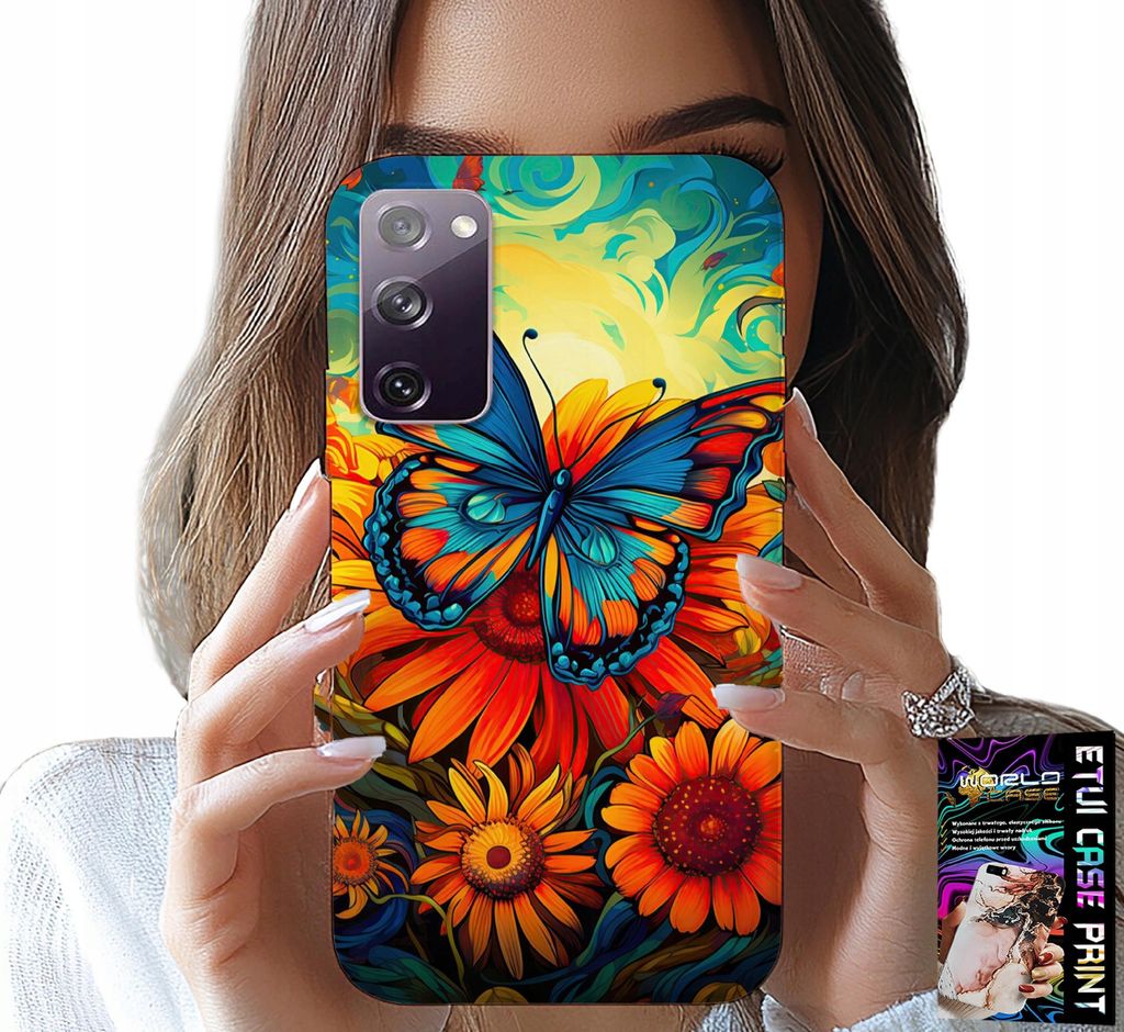 Hülle Für Samsung Galaxy S20 Lite - Schmetterlinge Schmetterlinge Blumen Rosen Hülle