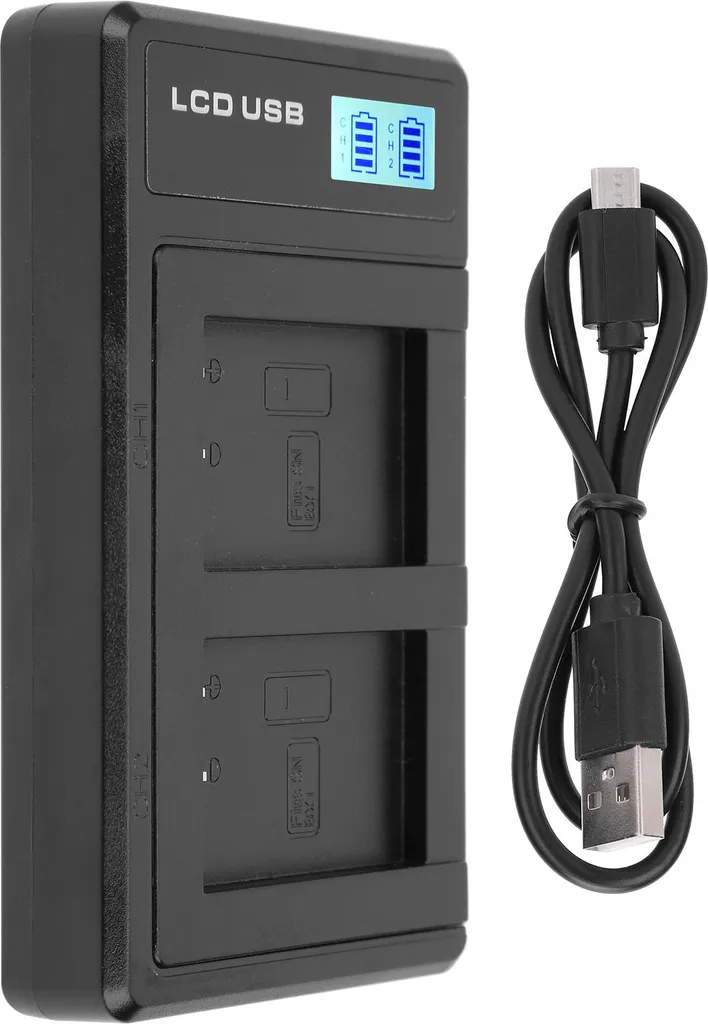 Caricabatterie per fotocamere NP-BX1 - caricatore triplo