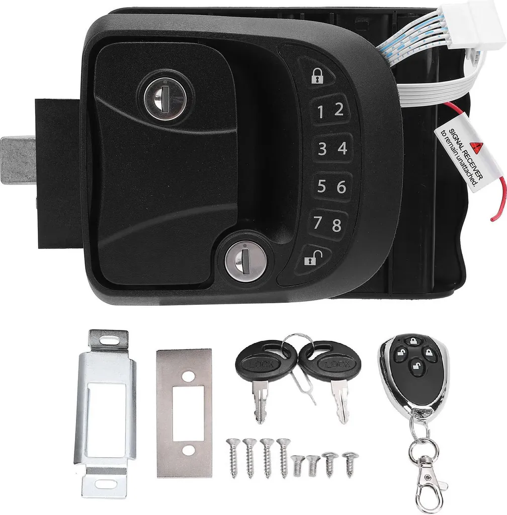 Serrure de Camping-car Connectée avec Clavier à Code et Télécommande RV - 2