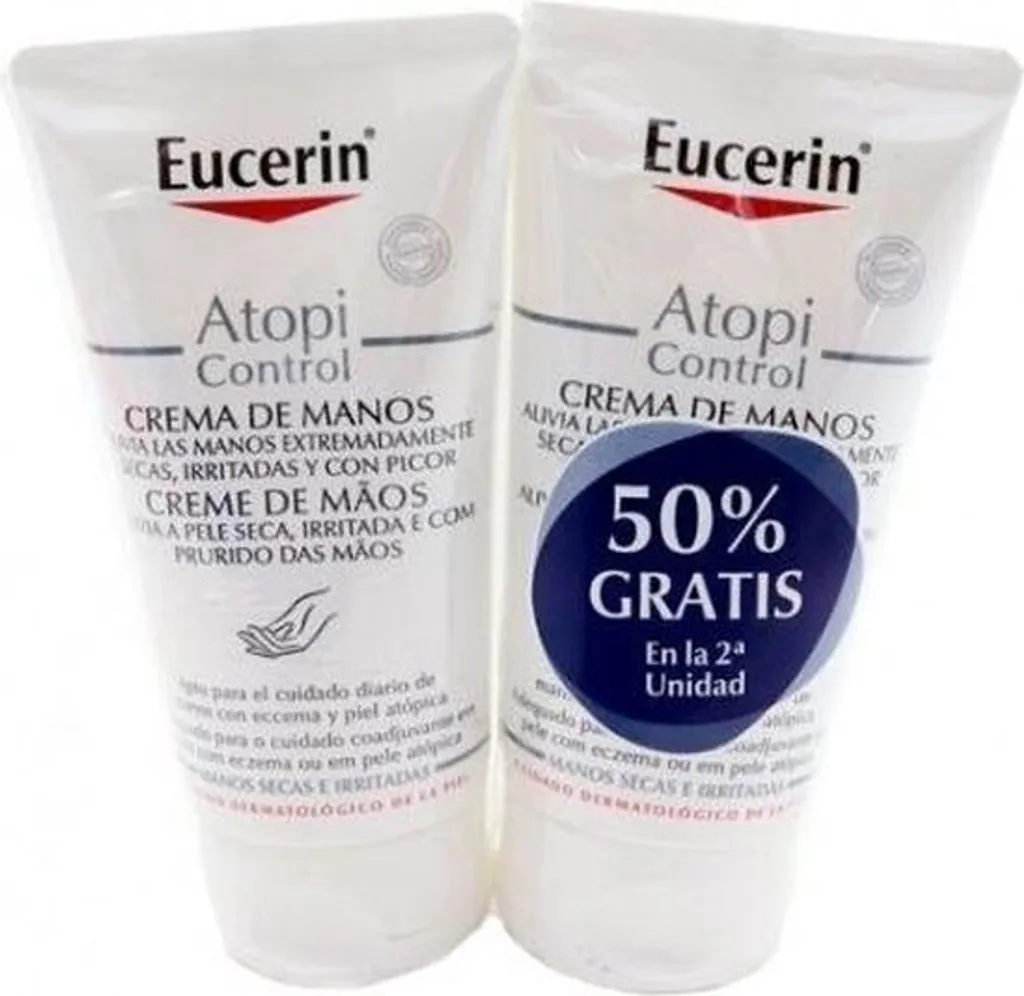 Eucerin AtopiControl Doppia Crema Mani: Offerta Controllo Eczema 2x75ml