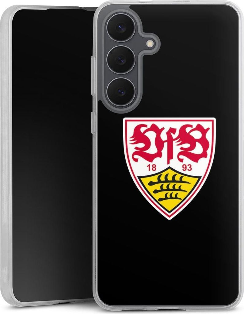 DeinDesign Handyhülle für Samsung Galaxy S25 FE Silikon Hülle Case Smartphone Schutzhülle Offizielles Lizenzprodukt VfB Stuttgart Wappen