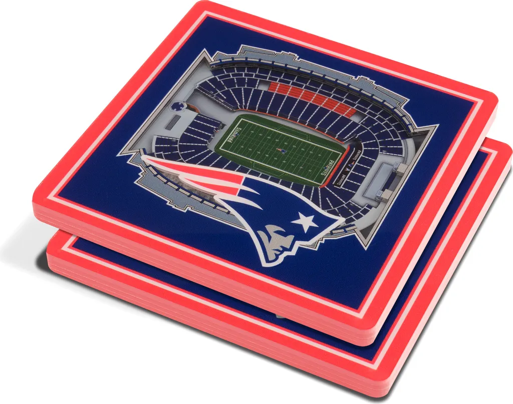 Sottobicchieri 3D Stadio Patriots NFL - Memoria e Stile Foxborough