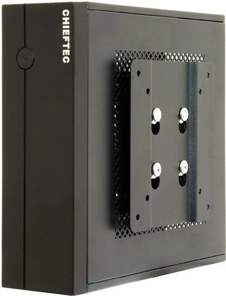 Boîtier PC Chieftec IX-01B-OP Mini-ITX Compact Noir pour Montage VESA - 12
